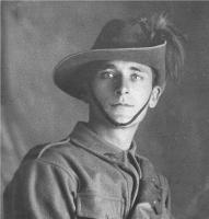 2nd. Lieut. Alfred Wilfred (Pompey) Gull 1916. Reproduced permission of N.Coopes nee Gull