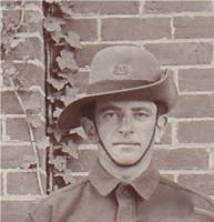 Clarence McIntosh Sinclair as a Guildford Grammar School cadet 1914. Photo courtesy Guildford Grammar School Archives