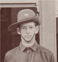 Derisleigh Albert Wood as a cadet at GGS 1914. Photo Source Guildford Grammar School Archives
