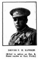 Edward Henry Rawson. Photograph source Western Mail 9.11.1917